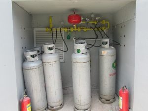 VianPool Gas system installation - International Spring School SSG